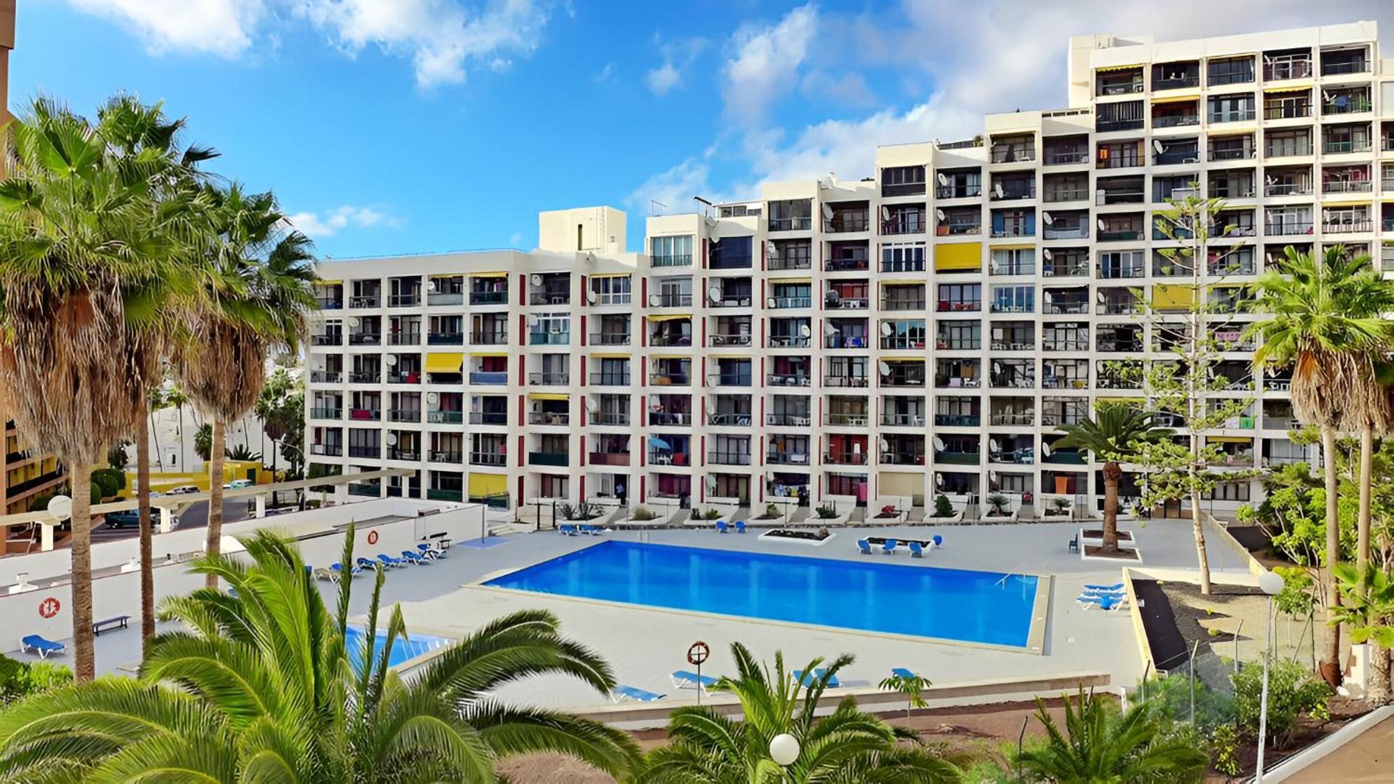 Blanco&Azul - Comfortable Ocean View Apartment Next To The Beach プラヤ・デ・ラス・アメリカス エクステリア 写真